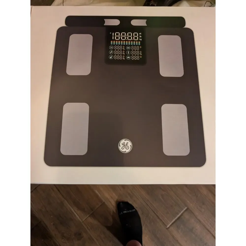 SMART Scale GE Weight: 8-Electrode Digital Scale for Weight Fat BMI Muscle Mass